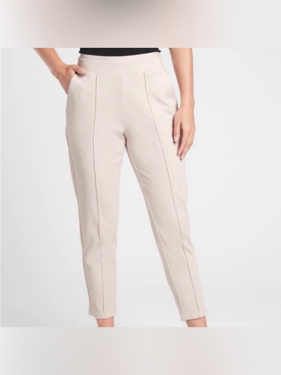Athleta Pants - Athleta || Venice Pintuck Pant Small Ivory Beige Small